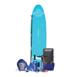 AQUAPLANET Kit De Planche à Pagaie Gonflable Pour Kayak - Rockit, Bleu -Plongée Série Magasin aquaplanet kit de planche a pagaie gonflable pour kayak rockit bleu 2