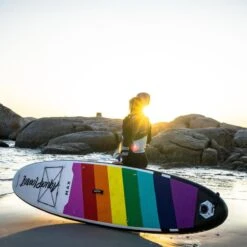 AQUAPLANET Kit Paddle Gonflable - Max Arc-en-ciel -Plongée Série Magasin aquaplanet kit paddle gonflable max arc en ciel 4