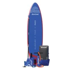 AQUAPLANET Kit Stand Up Paddle Gonflable - Pace Rouge Et Bleu -Plongée Série Magasin aquaplanet kit stand up paddle gonflable pace rouge et bleu 2