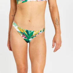 Bas De Maillot De Bain Culotte Femme - Aly Tropical Vert -Plongée Série Magasin bas de maillot de bain culotte femme aly tropical vert 2