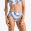 BAS DE MAILLOT DE BAIN DE SURF FEMME TAILLE HAUTE GAINANTE NORA MARIN BLANC GRIS 1 BAS DE MAILLOT DE BAIN DE SURF FEMME TAILLE HAUTE GAINANTE NORA MARIN BLANC GRIS -Plongée Série Magasin bas de maillot de bain de surf femme taille haute gainante nora marin blanc gris