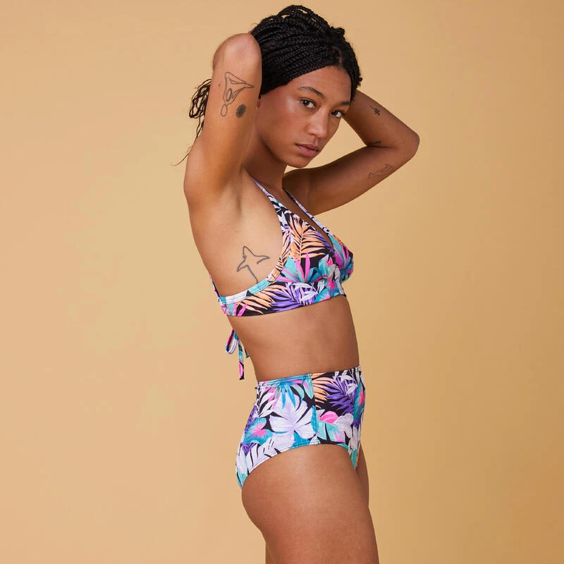 BAS DE MAILLOT DE BAIN DE SURF FEMME TAILLE HAUTE ROMI JIMA BLACK 9 BAS DE MAILLOT DE BAIN DE SURF FEMME TAILLE HAUTE ROMI JIMA BLACK – Image 7