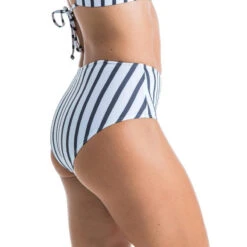 Bas De Maillot De Bain De Surf Femme Taille Haute ROMI MARIN BLANC GRIS FONCE 15 Bas De Maillot De Bain De Surf Femme Taille Haute ROMI MARIN BLANC GRIS FONCE -Plongée Série Magasin bas de maillot de bain de surf femme taille haute romi marin blanc gris fonce 3