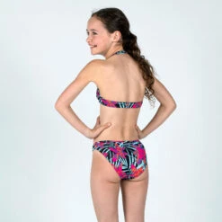 Bas De Maillot De Bain Fille - 100 Zeli Tropical Party Rose -Plongée Série Magasin bas de maillot de bain fille 100 zeli tropical party rose 2