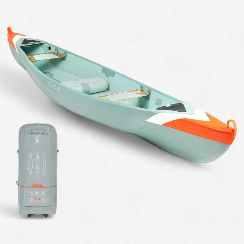 Canoë Gonflable Drop Stitch Haute Pression X500 4 Places (2 Adultes + 2 Enfants) 3 Canoë Gonflable Drop Stitch Haute Pression X500 4 Places (2 Adultes + 2 Enfants)