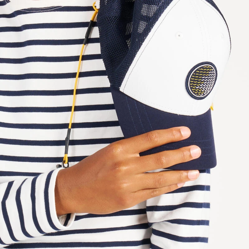 Tribord Casquette Bateau Sailing 500 Enfant Voile Ecru Bleu 12 Tribord Casquette Bateau Sailing 500 Enfant Voile Ecru Bleu – Image 10