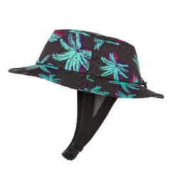 Chapeau Surf Adulte - 500 Popy Noir -Plongée Série Magasin chapeau surf adulte 500 popy noir 1
