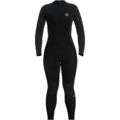 Billabong Combinaison De Surf 4/3mm Zip Dos - Noir - Launch - Femme -Plongée Série Magasin combinaison de surf 43mm zip dos noir launch femme 3