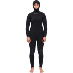 Billabong Combinaison De Surf Salty Dayz 4/3mm - Zip Poitrine - Noir Dames -Plongée Série Magasin combinaison de surf salty dayz 43mm zip poitrine noir dames 3
