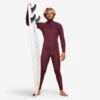 Combinaison Surf Néoprène 4/3 Mm Homme - 900 Bordeaux -Plongée Série Magasin combinaison surf neoprene 43 mm homme 900 bordeaux