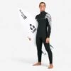 Combinaison Surf Néoprène 4/3 Mm Homme - 900 Team Rider Noir -Plongée Série Magasin combinaison surf neoprene 43 mm homme 900 team rider noir