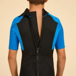 COMBINAISON SURF SHORTY 500 NEOPRENE 1.5MM GARCON BLEUE NOIRE 16 COMBINAISON SURF SHORTY 500 NEOPRENE 1.5MM GARCON BLEUE NOIRE -Plongée Série Magasin combinaison surf shorty 500 neoprene 15mm garcon bleue noire 4