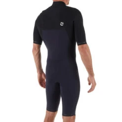 Combinaison Surf Shorty 900 Néoprène No Zip Homme Noire Manches Courtes -Plongée Série Magasin combinaison surf shorty 900 neoprene no zip homme noire manches courtes 1