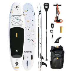 Ensemble De Planche à Pagaie Gonflable Hurley Advantage Terrazzo 10'