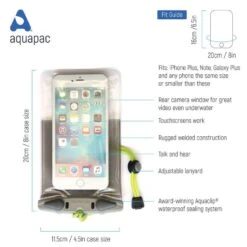 Aquapac Etui Professionnel étanche Pour Téléphone Plus Bleu -Plongée Série Magasin etui professionnel etanche pour telephone plus bleu 2