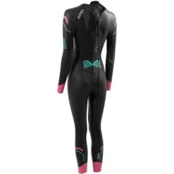 Zone3 Femmes Agile Swim Combinaison Néoprène - Black / Pink / Turquoise -Plongée Série Magasin femmes agile swim combinaison neoprene black pink turquoise 1