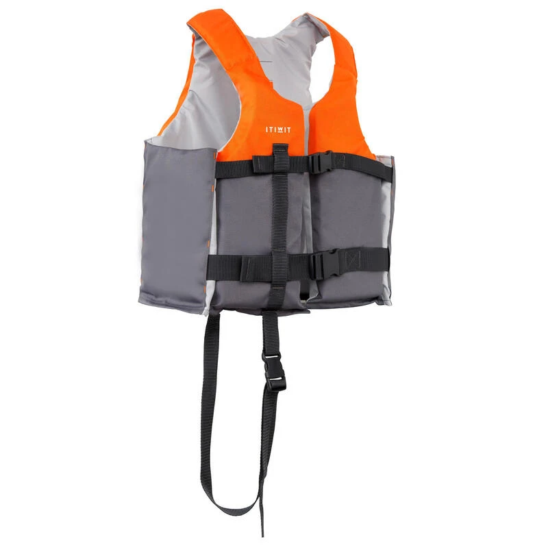 Gilet Aide à La Flottaison 50N+ Orange Kayak Stand Up Paddle Dériveur 5 Gilet Aide à La Flottaison 50N+ Orange Kayak Stand Up Paddle Dériveur – Image 3