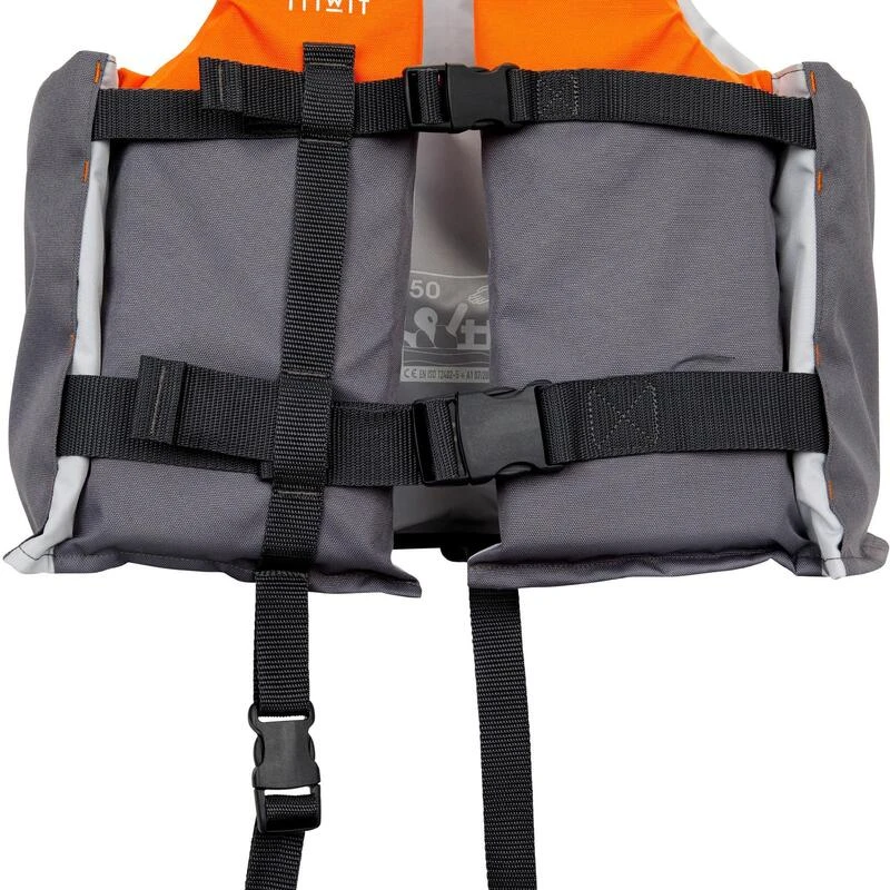 Gilet Aide à La Flottaison 50N+ Orange Kayak Stand Up Paddle Dériveur 11 Gilet Aide à La Flottaison 50N+ Orange Kayak Stand Up Paddle Dériveur – Image 9
