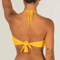 HAUT DE MAILLOT DE BAIN BANDEAU LAURA JAUNE AVEC COQUES AMOVIBLES -Plongée Série Magasin haut de maillot de bain bandeau laura jaune avec coques amovibles 6
