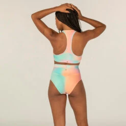 Haut De Maillot De Bain Femme Brassière De Surf ANA BLUR PINK -Plongée Série Magasin haut de maillot de bain femme brassiere de surf ana blur pink 2