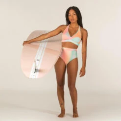 Haut De Maillot De Bain Femme Brassière De Surf ANA BLUR PINK -Plongée Série Magasin haut de maillot de bain femme brassiere de surf ana blur pink 5