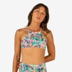 HAUT DE MAILLOT DE BAIN FEMME BRASSIÈRE DE SURF AVEC COQUES ANDREA PUNKY PINK -Plongée Série Magasin haut de maillot de bain femme brassiere de surf avec coques andrea punky pink 1