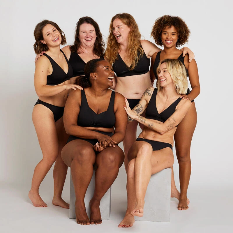 Haut De Maillot De Bain Femme Toutes Tailles - 6'50 Noir 5 Haut De Maillot De Bain Femme Toutes Tailles - 6'50 Noir – Image 3