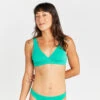 Haut De Maillot De Bain Femme Toutes Tailles - 6'50 Vert -Plongée Série Magasin haut de maillot de bain femme toutes tailles 650 vert