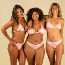 HAUT DE MAILLOT DE BAIN FEMME TRIANGLE COULISSANT AVEC COQUES SALTY -Plongée Série Magasin haut de maillot de bain femme triangle coulissant avec coques salty 5