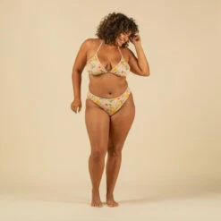 HAUT DE MAILLOT DE BAIN FEMME TRIANGLE COULISSANT AVEC COQUES VINTAGE 13 HAUT DE MAILLOT DE BAIN FEMME TRIANGLE COULISSANT AVEC COQUES VINTAGE -Plongée Série Magasin haut de maillot de bain femme triangle coulissant avec coques vintage 4