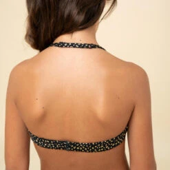 HAUT DE MAILLOT DE BAIN FOULARD FILLE 100 NOIR -Plongée Série Magasin haut de maillot de bain foulard fille 100 noir 4