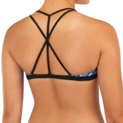 HAUT DE MAILLOT DE BAIN SURF FILLE BRASSIÈRE BLEU BONDI 500 -Plongée Série Magasin haut de maillot de bain surf fille brassiere bleu bondi 500 1