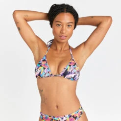 Haut De Maillot De Bain Triangle Femme - Mae Bibi Rose -Plongée Série Magasin haut de maillot de bain triangle femme mae bibi rose 2