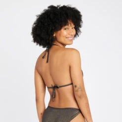Haut De Maillot De Bain Triangle Femme - Mae Noir Pailleté -Plongée Série Magasin haut de maillot de bain triangle femme mae noir paillete 2