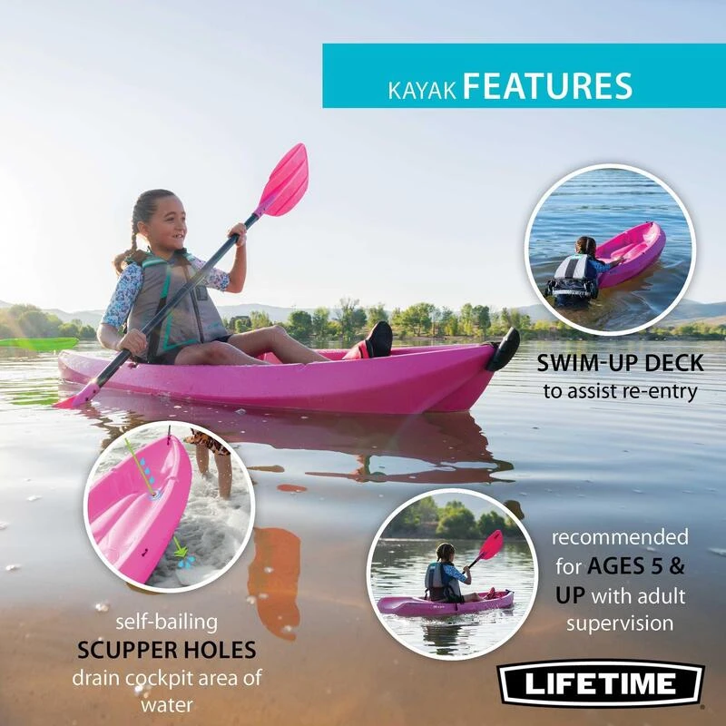 Kayak Enfant 6 Ft. LIFETIME Wave™ #90827 8 Kayak Enfant 6 Ft. LIFETIME Wave™ #90827 – Image 6