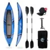 Kayak Gonflable Lotus 2 Places - Max 120kg - 310x85cm (10'2x33") - Bleu -Plongée Série Magasin kayak gonflable lotus 2 places max 120kg 310x85cm 102x33 bleu