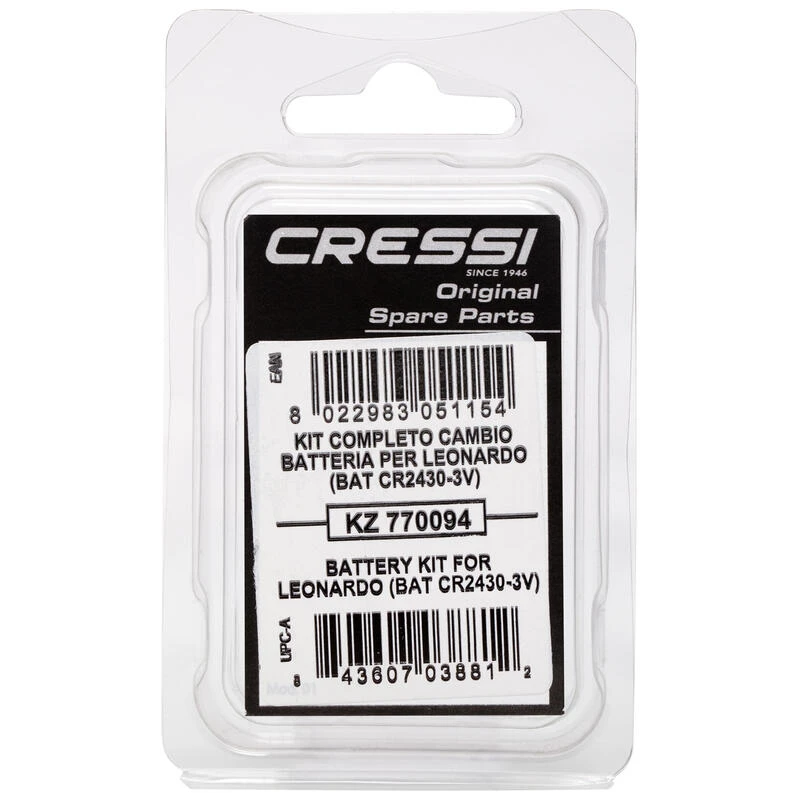 CRESSI Kit Remplacement Pile Pour Ordinateur LEONARDO, GIOTTO, MICHELANGELO, DONATELLO 4 CRESSI Kit Remplacement Pile Pour Ordinateur LEONARDO, GIOTTO, MICHELANGELO, DONATELLO – Image 2