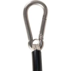 LEASH D'AILE De KITESURF COURT 40 Cm - Noir -Plongée Série Magasin leash daile de kitesurf court 40 cm noir 2