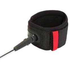 Leash Surf 8' (240 Cm) Diamètre 7 Mm Noir -Plongée Série Magasin leash surf 8 240 cm diametre 7 mm noir 2