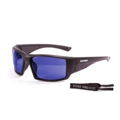 Lunette Soleil Flottantes Sport Nautiques OCEAN Aruba Noir Et Revo Bleu