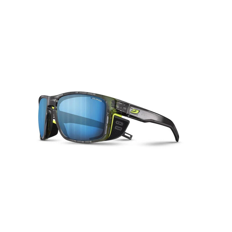 Lunettes De Soleil Julbo Shield M Gris Bleu Polarisé , Coques Amovibles 9 Lunettes De Soleil Julbo Shield M Gris Bleu Polarisé , Coques Amovibles – Image 7