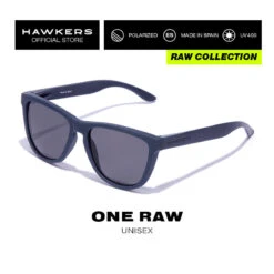 HAWKERS Lunettes De Soleil Pour Homme Et Femme POLARIZED NAVY DARK - ONE Raw -Plongée Série Magasin lunettes de soleil pour homme et femme polarized navy dark one raw 1