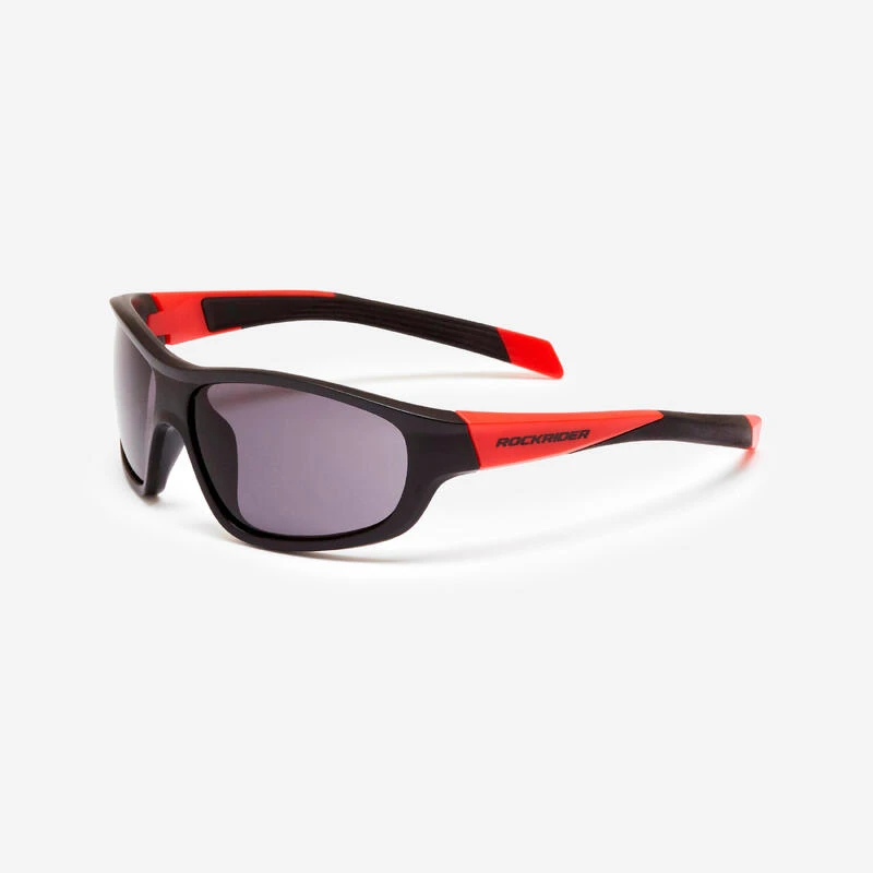 BTWIN Lunettes Vélo Enfant Catégorie 3 Noir / Rouge 3 BTWIN Lunettes Vélo Enfant Catégorie 3 Noir / Rouge