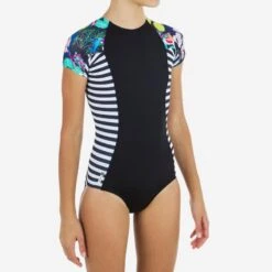 Maillot De Bain 1 Pièce Bleu Corail -Plongée Série Magasin maillot de bain 1 piece bleu corail 1