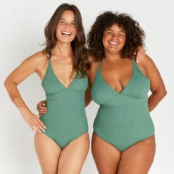 Maillot De Bain 1 Pièce Texturé Femme - Bea Kaki 11 Maillot De Bain 1 Pièce Texturé Femme - Bea Kaki -Plongée Série Magasin maillot de bain 1 piece texture femme bea kaki 3