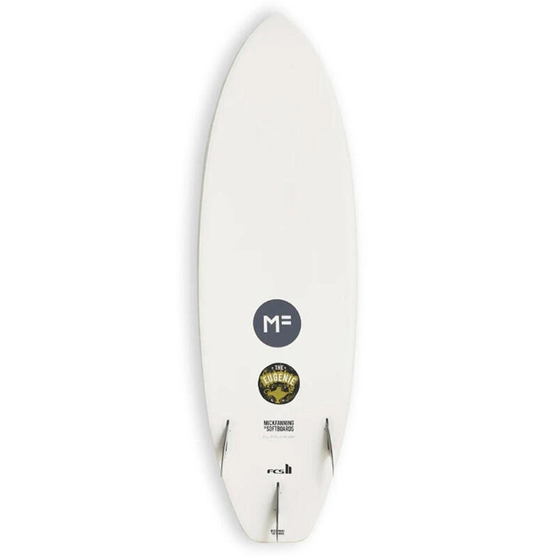 MF 5'10 Eugenie Softboard- White 3 MF 5'10 Eugenie Softboard- White – Image 2