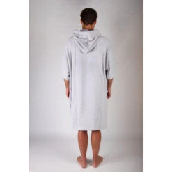 Pacifique Sud | Poncho Surf | Gris Clair | Avec Manches -Plongée Série Magasin pacifique sud poncho surf gris clair avec manches 5