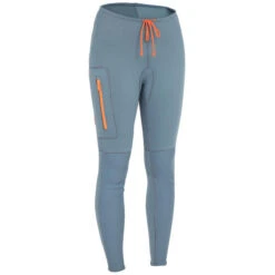 Pantalon Néoprène 2mm De Canoë Kayak Et Stand Up Paddle Femme Bleu