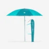 Decathlon PARASOL DE PLAGE PARUV 160 UPF 50+ 2 PLACES - Bleu Vert