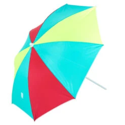 Decathlon PARASOL DE PLAGE PARUV 160 UPF 50+ 2 PLACES - Multi Couleur Rouge Jaune Bleu -Plongée Série Magasin parasol de plage paruv 160 upf 50 2 places multi couleur rouge jaune bleu 3